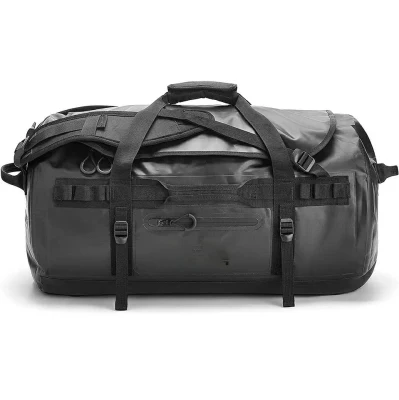 르 시티 사용자 정의 로고 TPU 30L 블랙 방수 작은 더플 배낭 체육관 드라이 가방 여행 야외 밤새